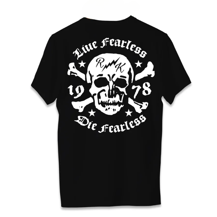 S/S LIVE FEARLESS - BLK